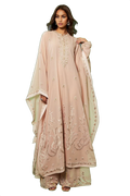 ARAAF Blush Mehr kaftan model transparent cutout
