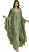 ARAAF Sage Laila kaftan model transparent cutout